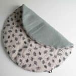 Rond boxkleed met blaadjes