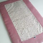 Tweelingboxkleed voor meisjes roze met zand