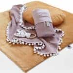 Velvet boxkleed oker velours voor vierkante box