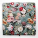 Vierkant boxkleed velvet flower