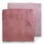 Vierkant boxkleed velvet roze 1