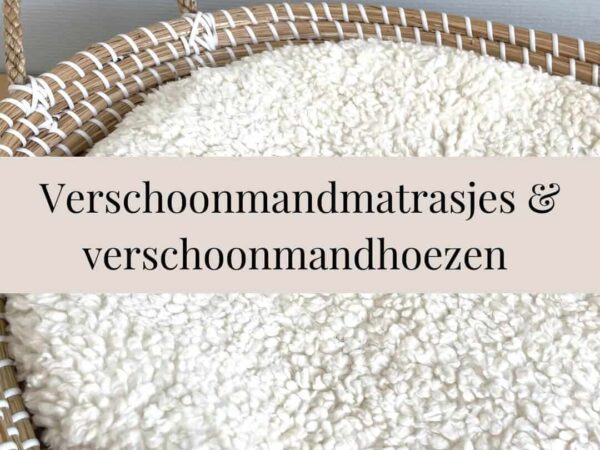 hoes voor verschoonmand, matrasje voor verschoonmand