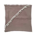 badcape van hydrofiel stof oud roze kleur