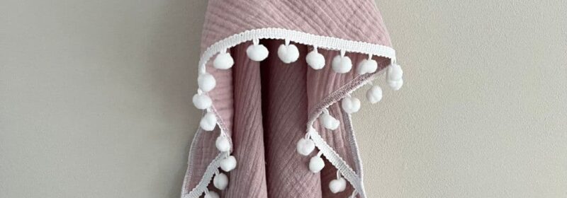 hydrofiele doek met capuchon