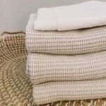 Wiegdeken gebreid beige - Afbeelding 6