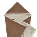 omslagdoek voor baby, badcape baby met teddy en mousseline