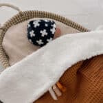 wiegdeken winter, deken voor de wieg teddy en wafel