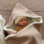 omslagdoek baby, badcape baby, wikkeldeken baby