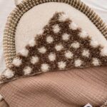 omslagdoek met mousseline binnenzijde