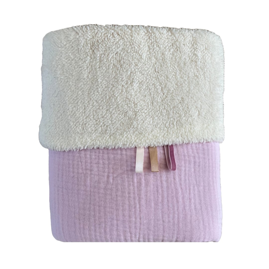 dekentjes lila lila deken voor babywieg, ledikant of kinderwagen