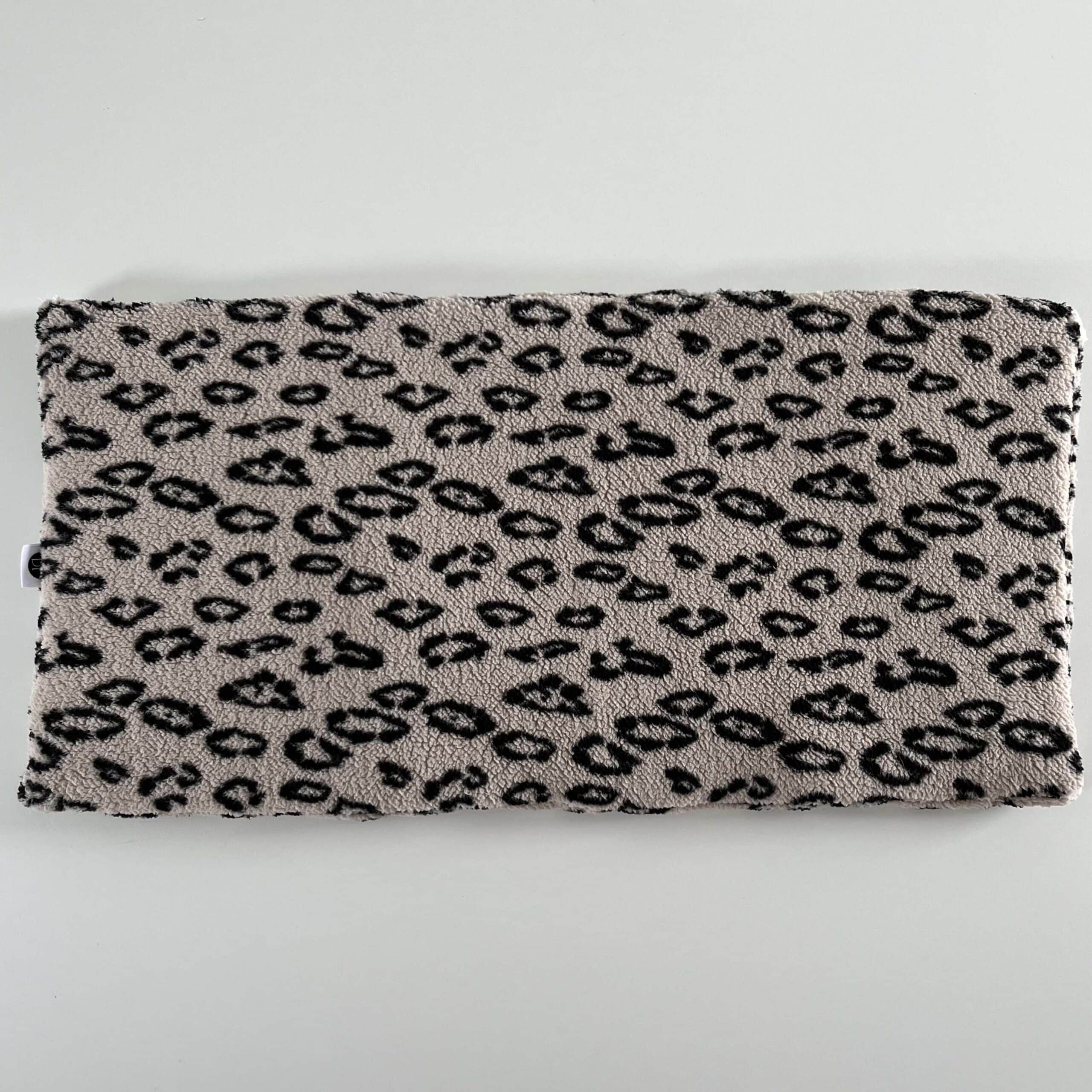 tijgerprint boxkleed voor tweeling tweeling boxkleed teddy stof tijgerprint, teddy stof hartjesprint