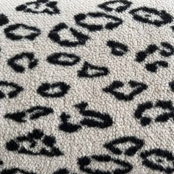 tijgerprint, panterprint teddy stof